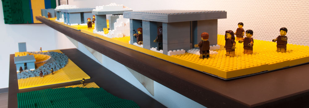 Les maquettes Lego du Musée des mégalithes de Changé