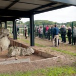 Inauguration - découverte du cheminement accessible aux PMR par le cortège