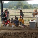 Atelier fouilles pour les jeunes - JEP 2016 - Musée des mégalithes de Changé