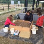 Initiation aux fouilles archéologiques avec Laura T. - JEP 2016 - Musée des mégalithes de Changé